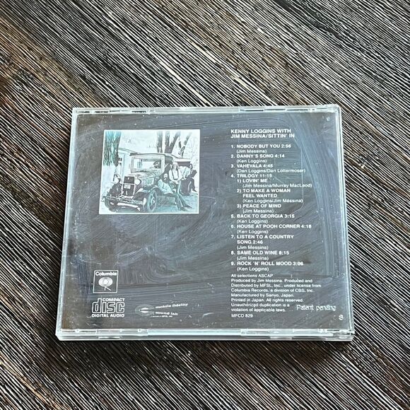 Sittin' In by Kenny Loggins with Jim Messina Original Master Recording CD - Picture 3 of 3